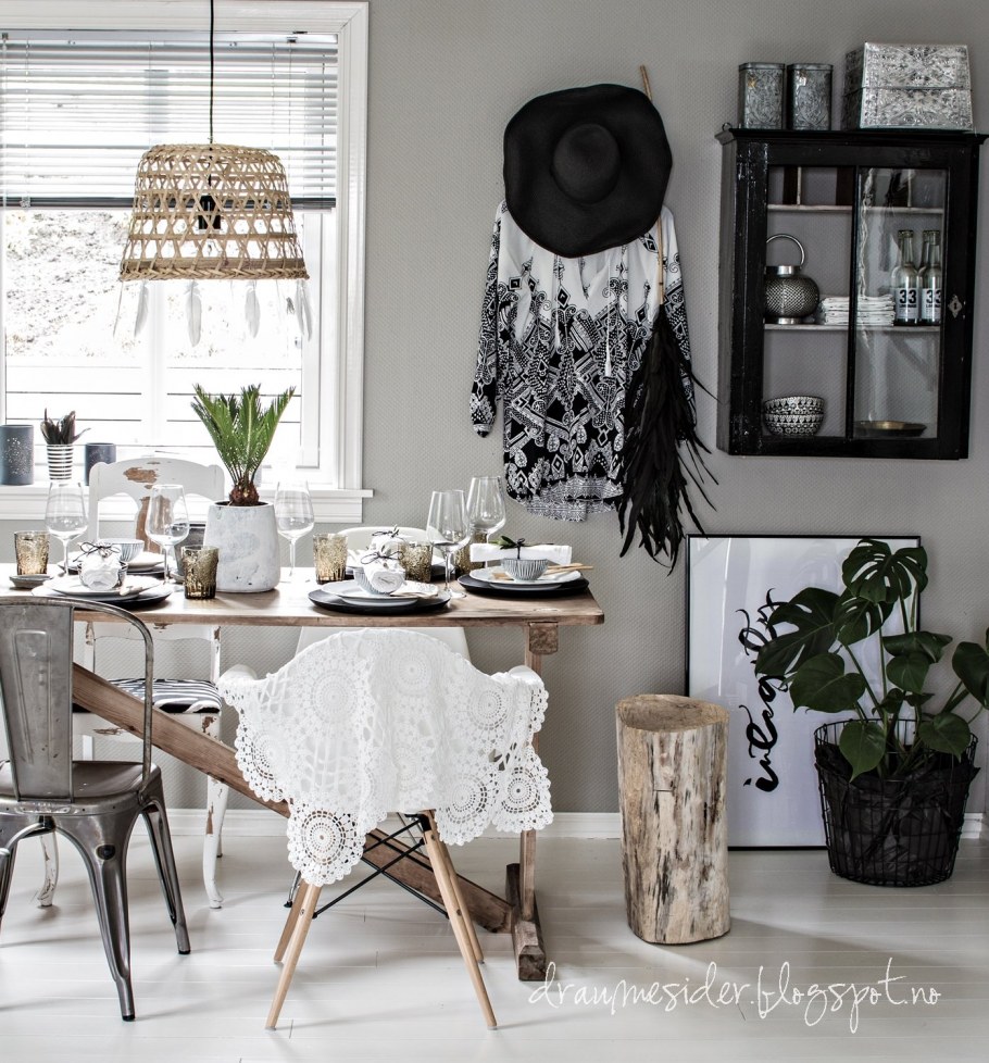 Кухня в стиле Сканди бохо