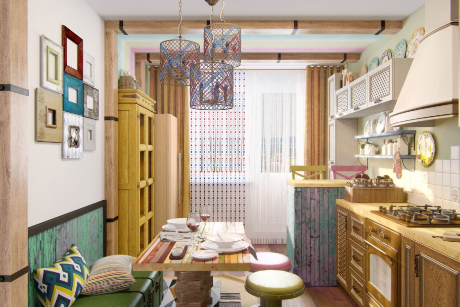 Кухня бохо Сканди