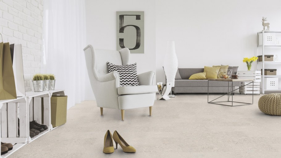 Пробковый пол Corkstyle ECOCORK Madeira White