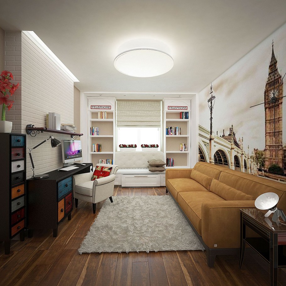 Спальня для девушки студентки