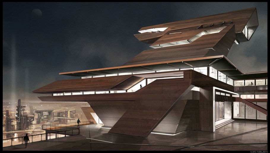 Футуристические здания