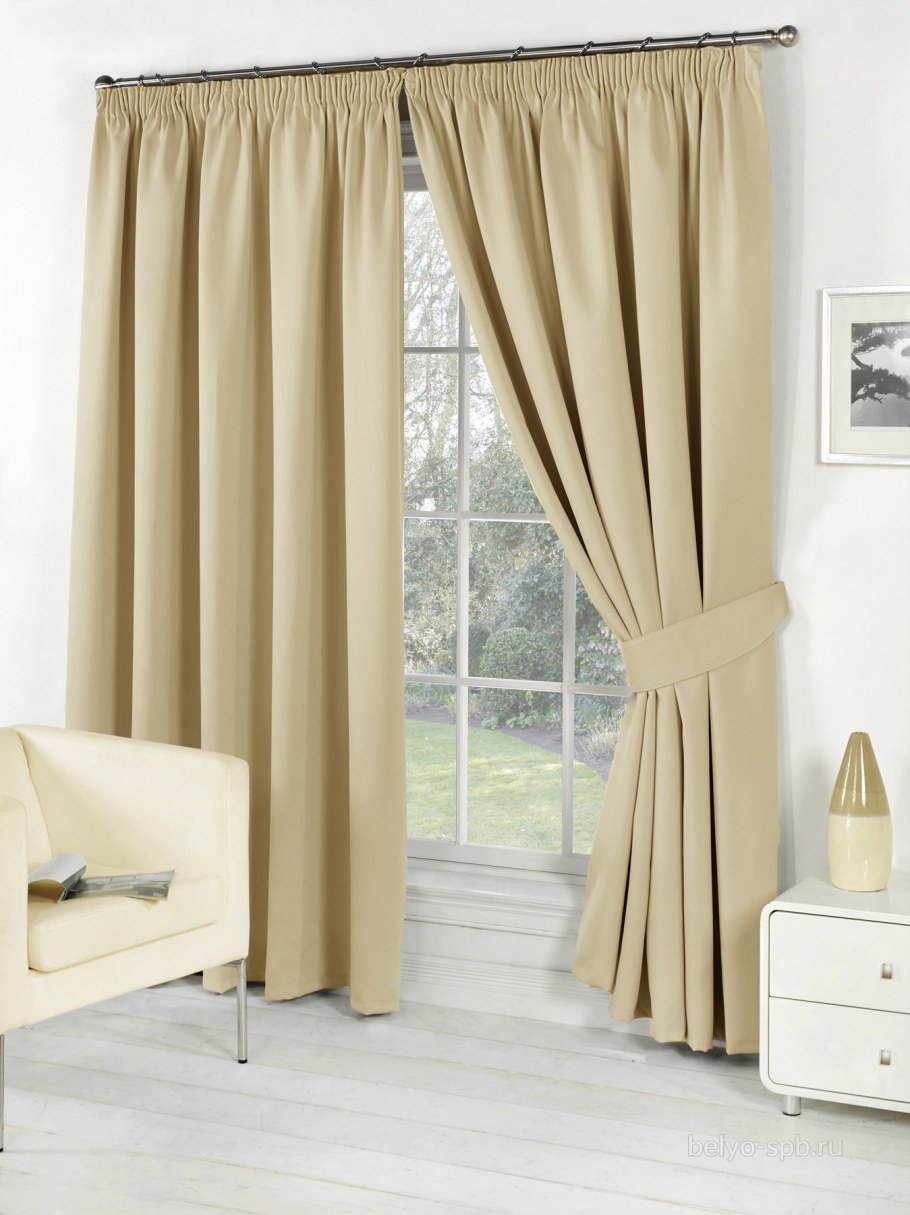 Комплект штор стиль-текстиль 107 София 270х400см, темно-бежевый