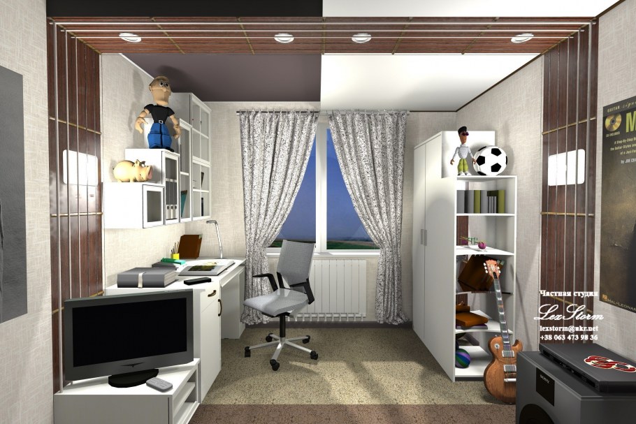 Планировка комнаты для подростка