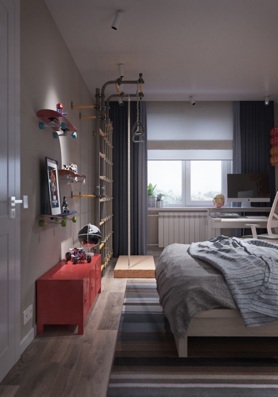 Проект комнаты для подростка мальчика