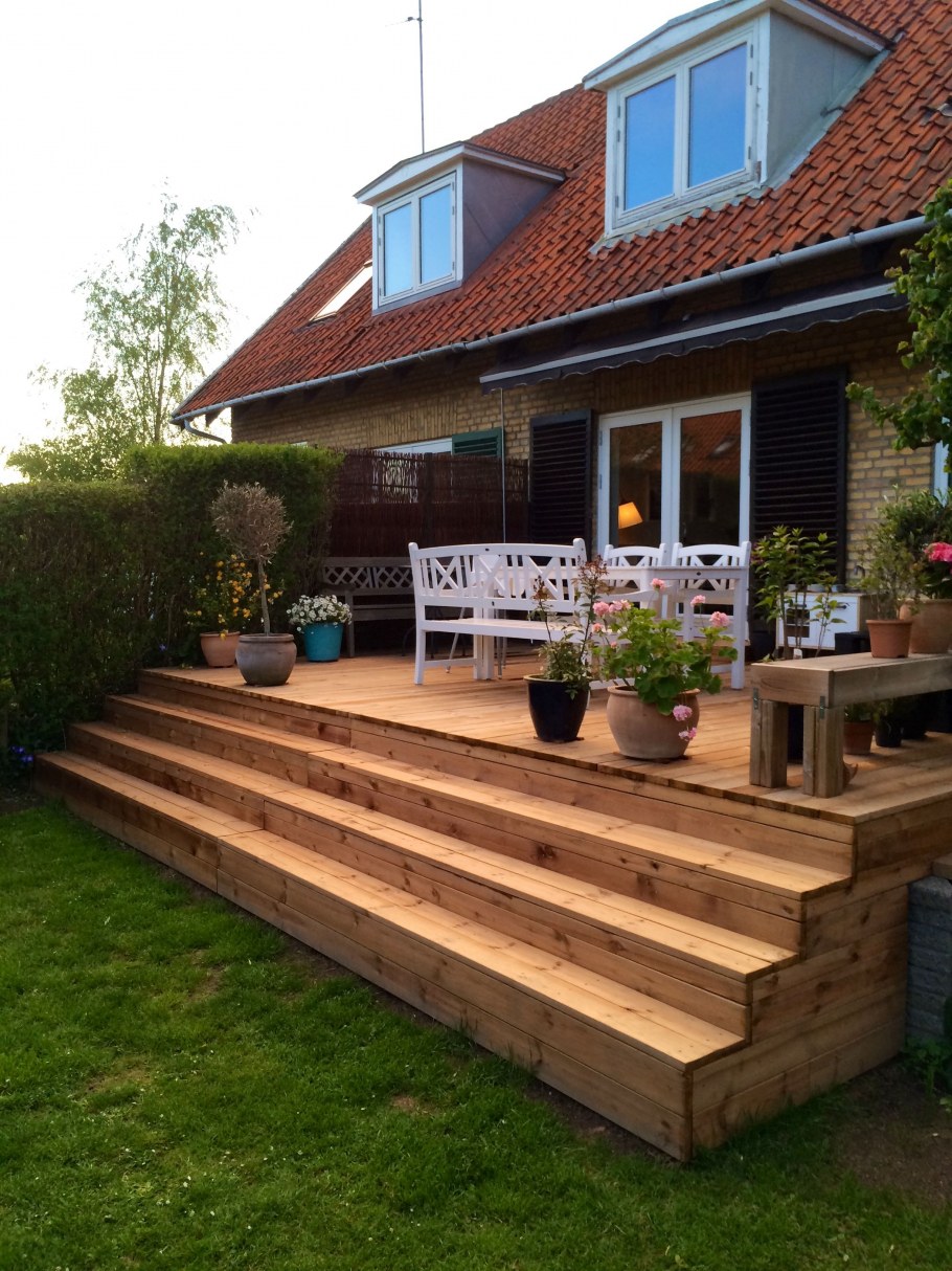 Терраса без перил