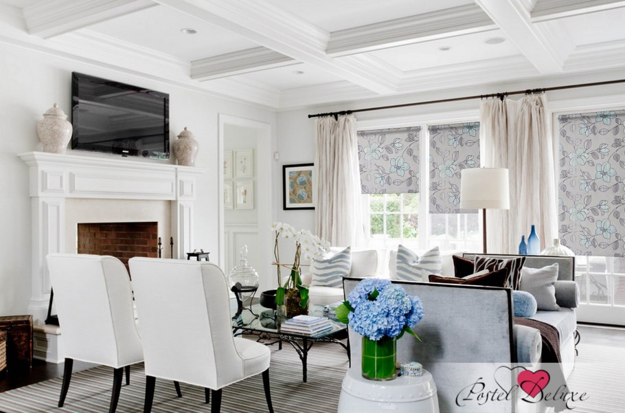 Спальня в белых тонах