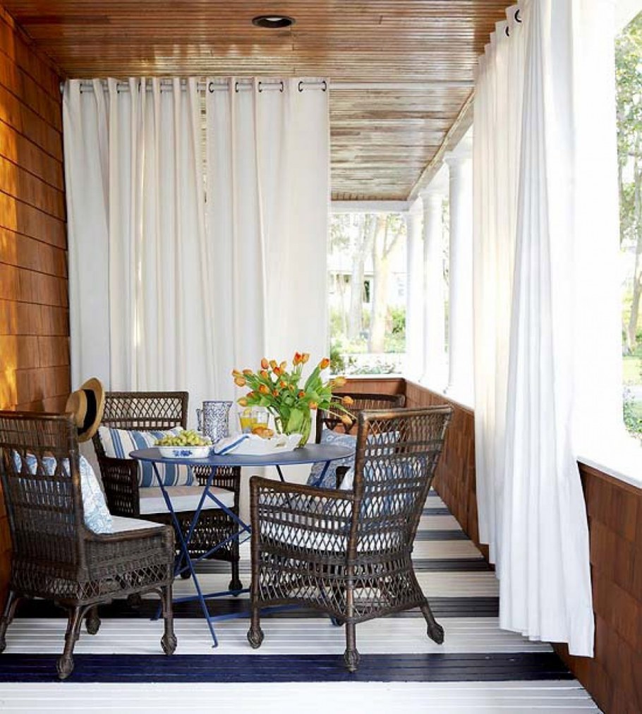 Шторы на террасу