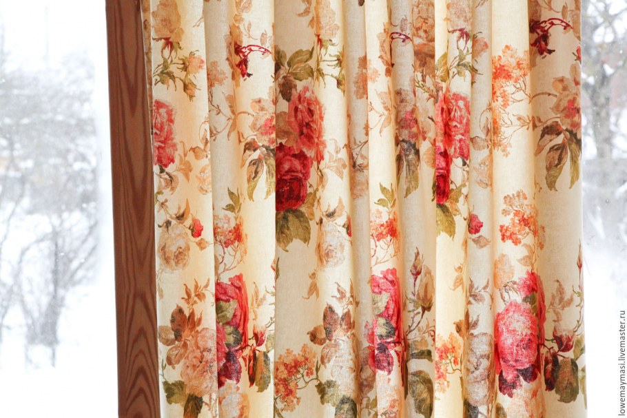 Шторы в стиле Кантри