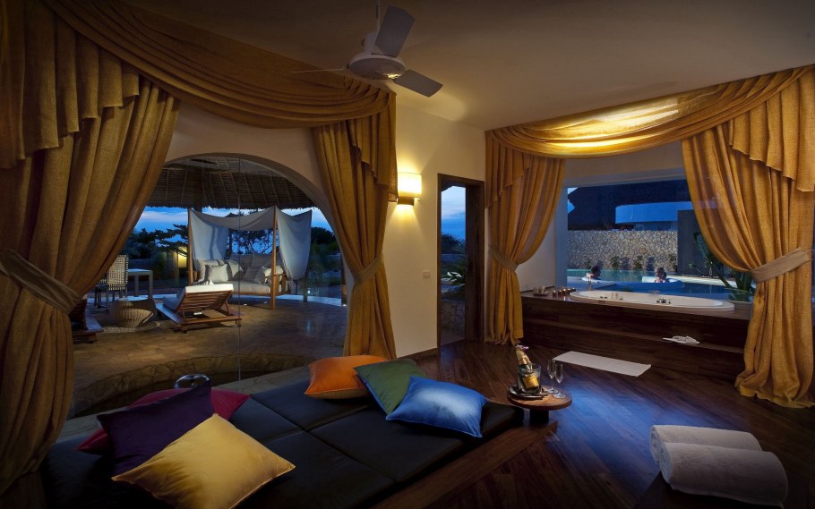 Необычный интерьер