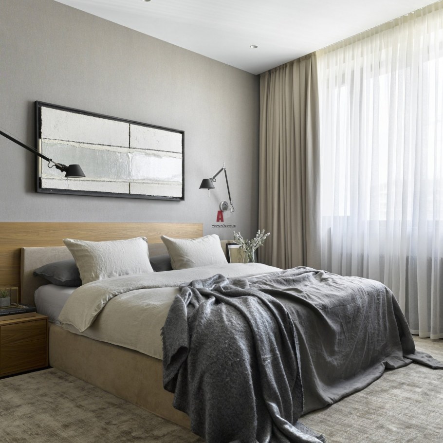 Интерьер спальни в стиле арт деко
