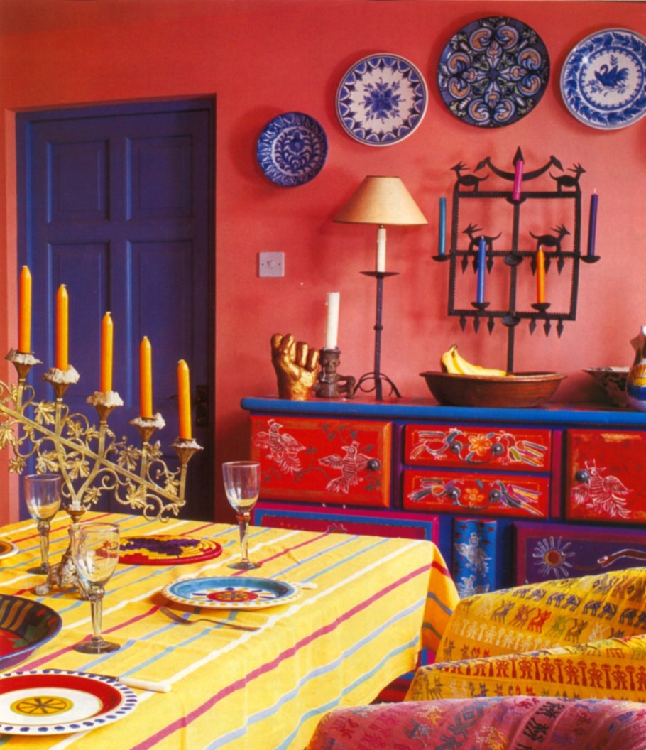 Интерьер мексиканский стиль пинтерес