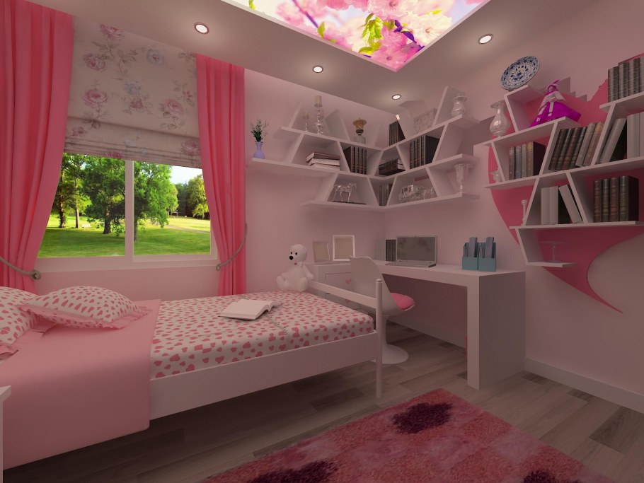 Интерьеры комнат для подростков девочек