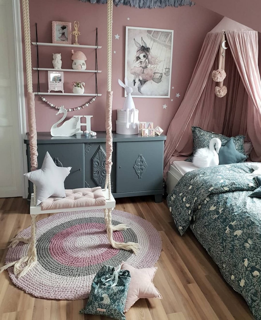 Декор детской комнаты для Девчачьи