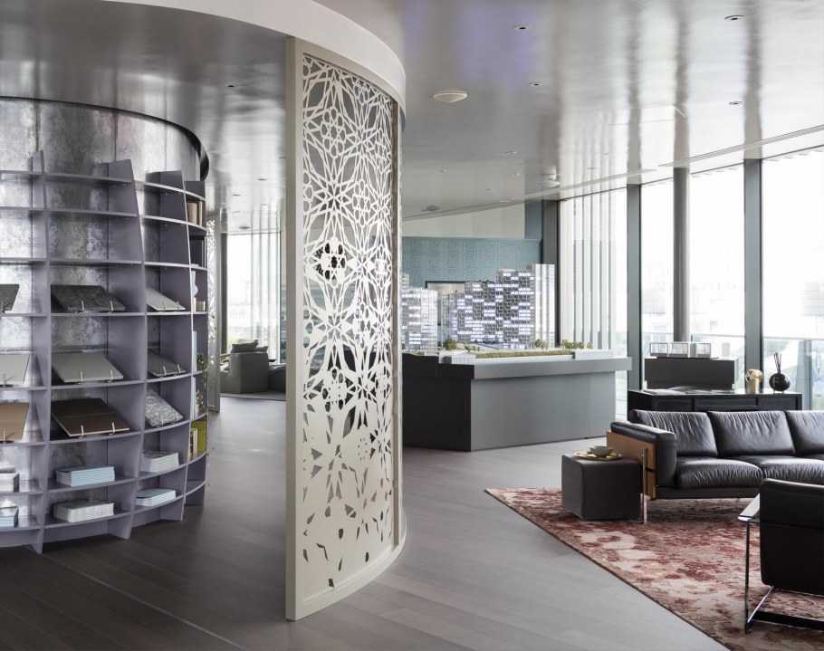 Декоративные перегородки металлические в интерьере