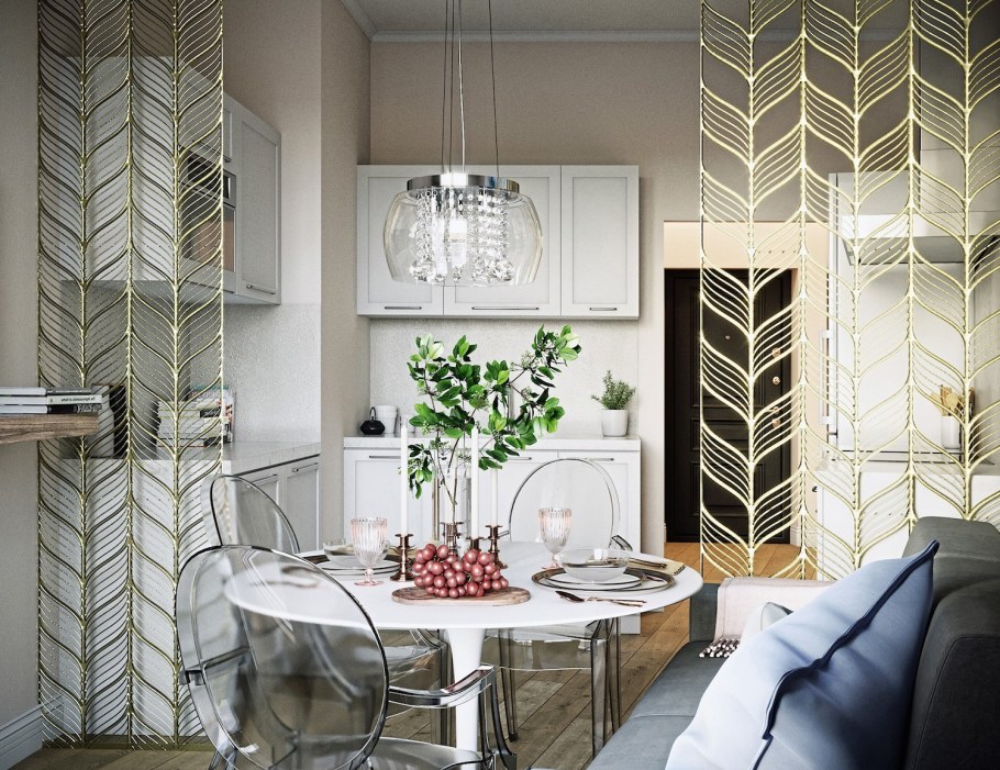 Италия декор перегородка латунь