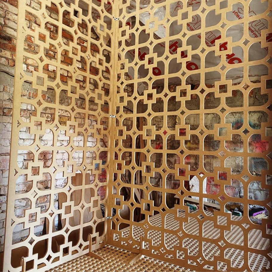 Резные ширмы перегородки