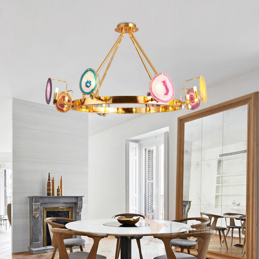 Creative Agat Chandelier
