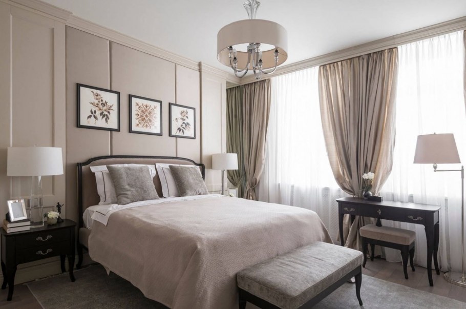 Спальня Неоклассика бежевая