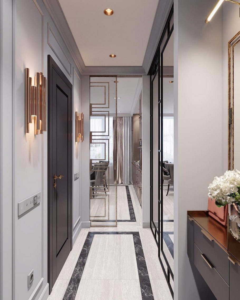 Дизайн узкого коридора