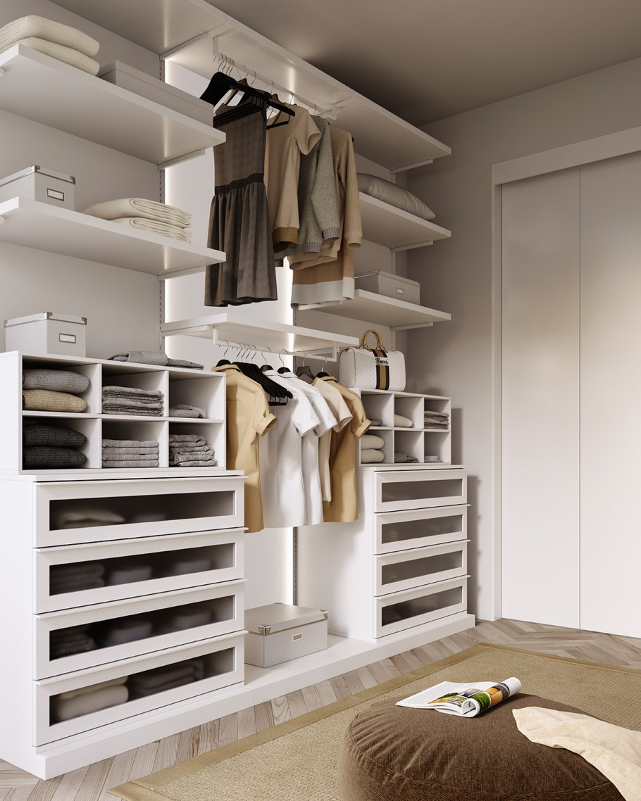 Гардеробная комната планировка икеа