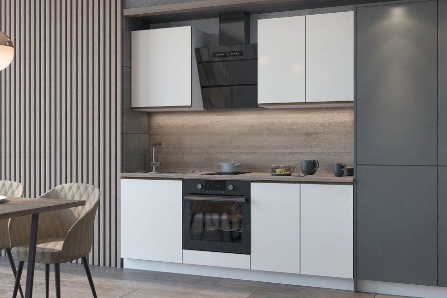 Кухня Амика хофф дуб Галифакс