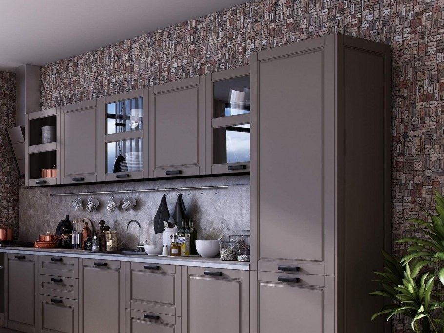 Модульная кухня Мокка Кашмир