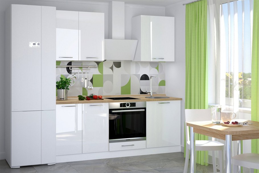 Кухня Амика белая хофф