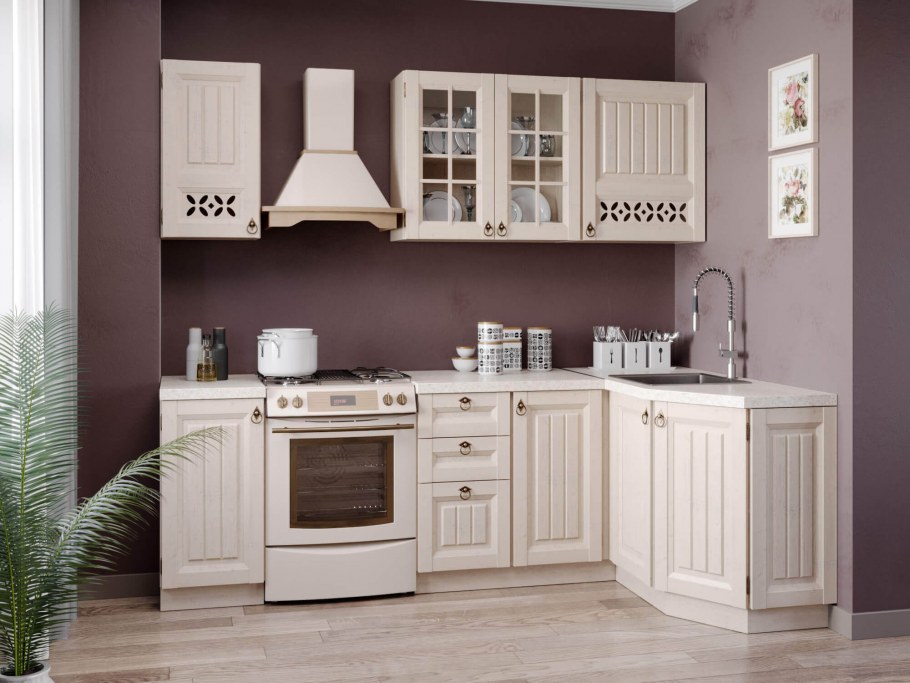 Кухня Амика хофф дуб Галифакс