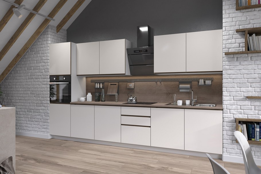 Кухня Амика белая хофф