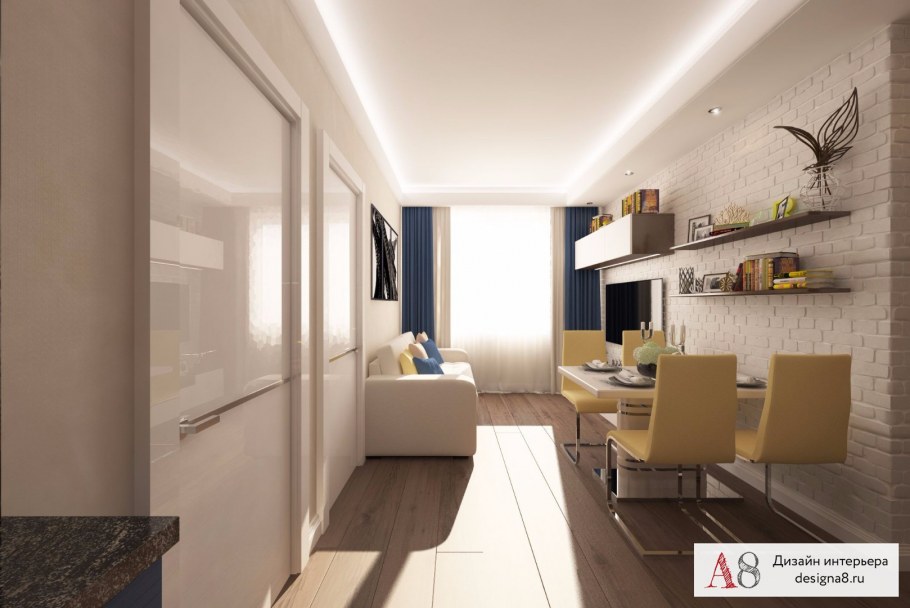Интерьер квартиры 60 кв м