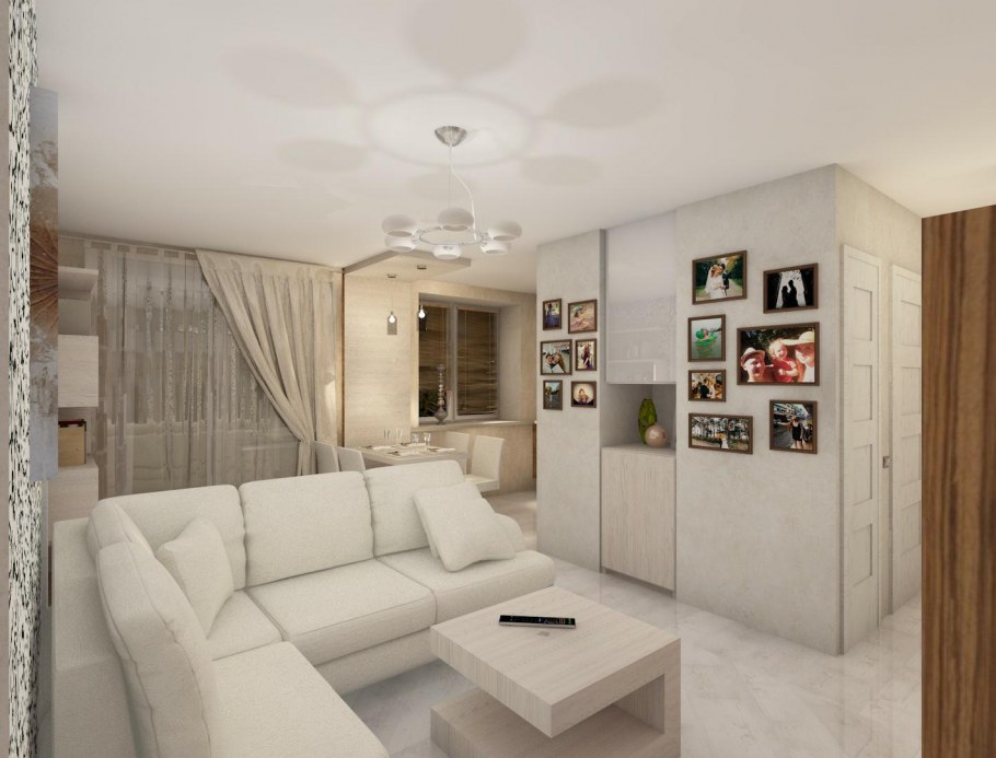 Проект 3х комнатной квартиры в панельном доме