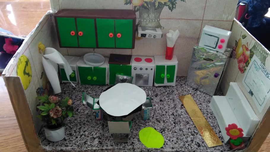 Макет кухни в школу