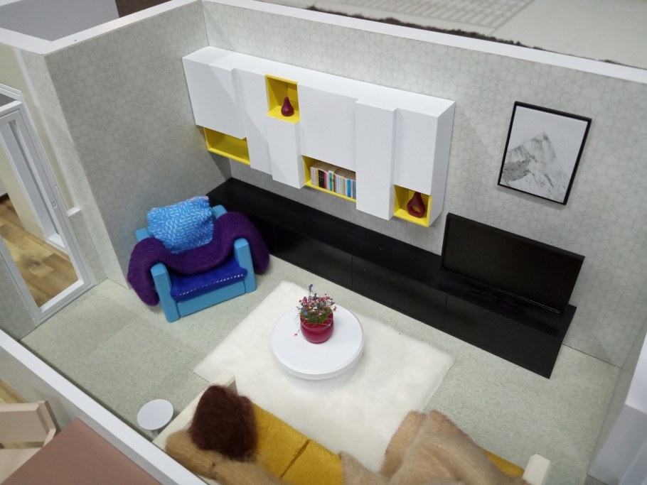 Макет комнаты из коробки