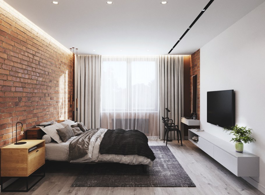 Светлый лофт в интерьере