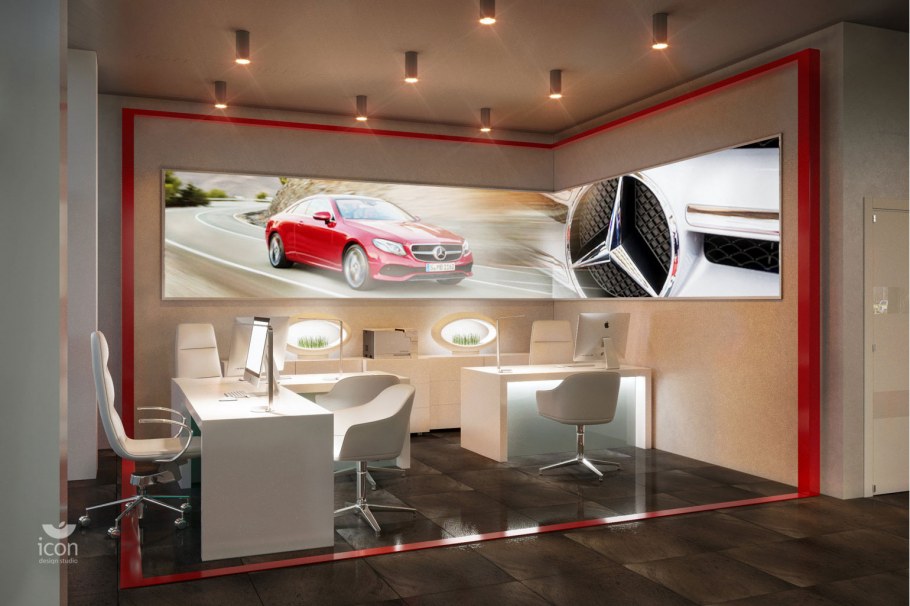 Автосалон дизайн интерьера