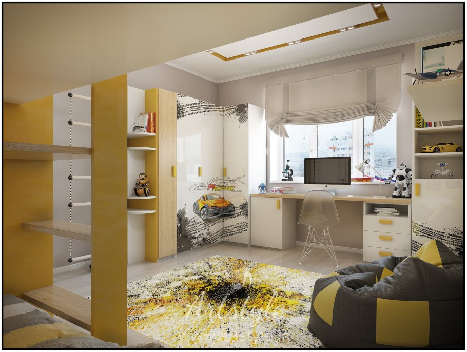 Спроектировать детскую комнату