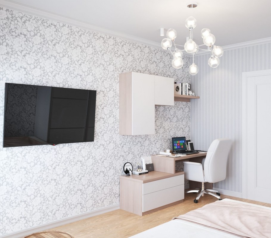 Обои для маленькой квартиры студии