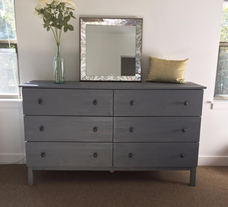 Ikea hemnes комод серый