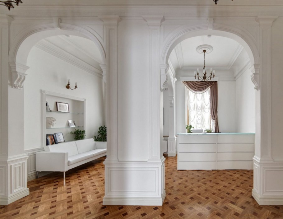 Арка межкомнатная отделка Европласт