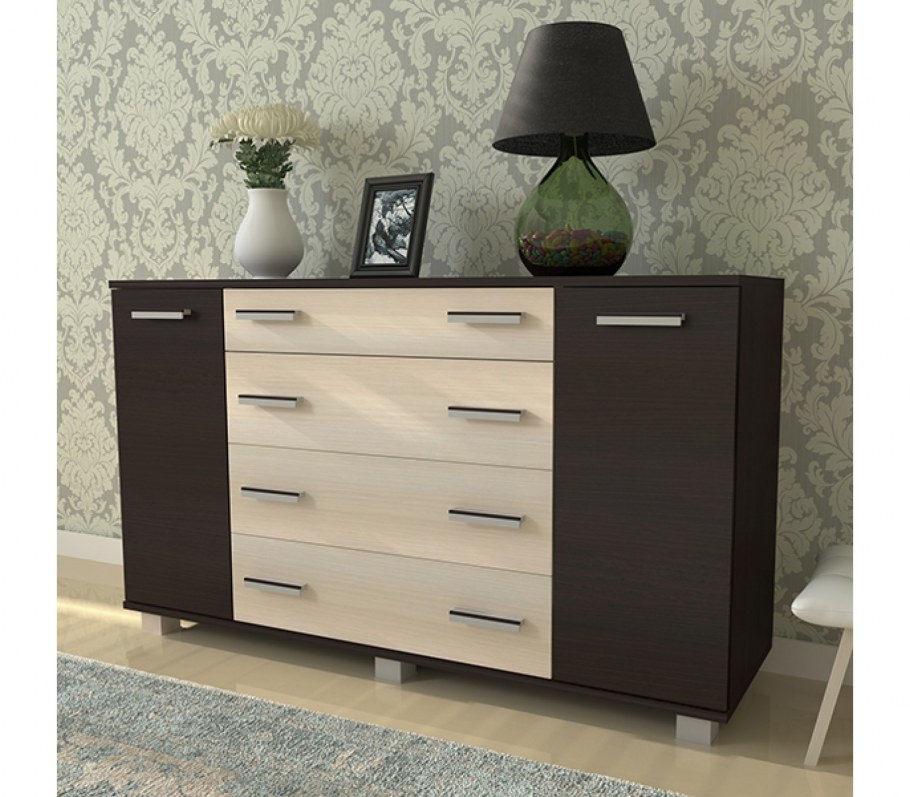 Комод Миранда Atelier белый глянец