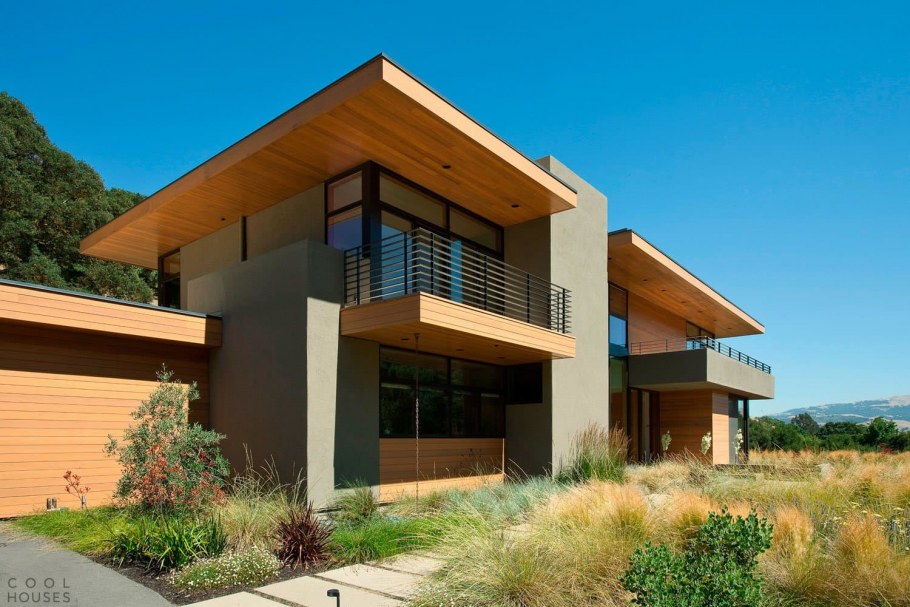 Каркасный дом с плоской крышей