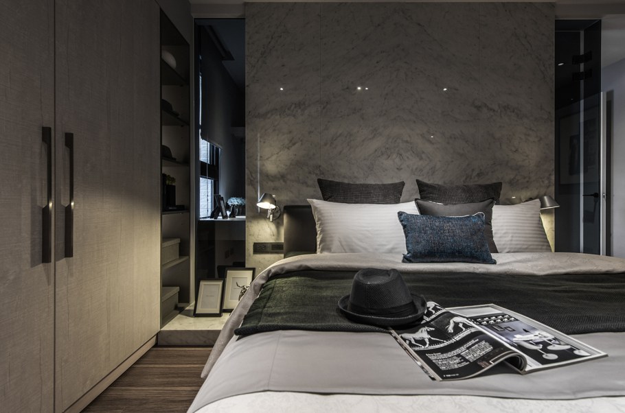 Черно белый интерьер