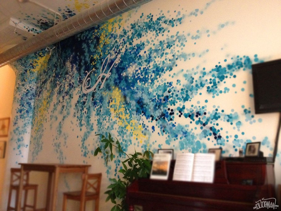 Роспись стен своими руками оригинальные