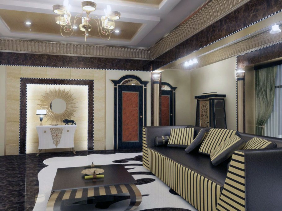 Древнеегипетский стиль в интерьере