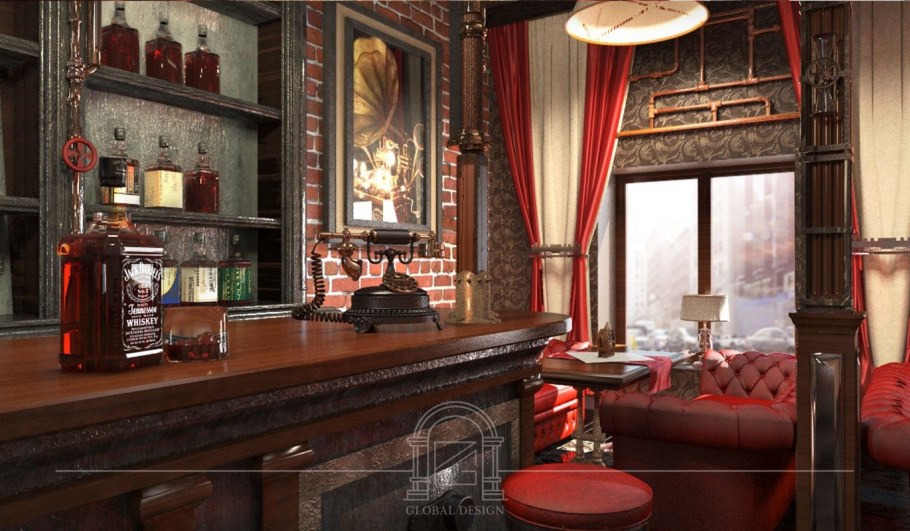 Ресторан в стиле Жюль Верн