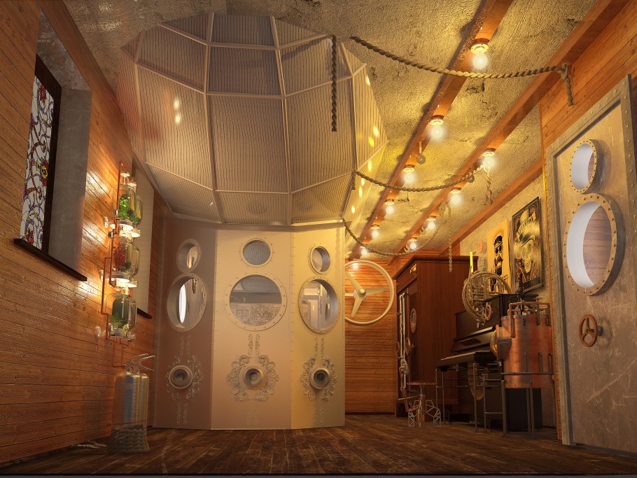 Мастерская в стиле стимпанк