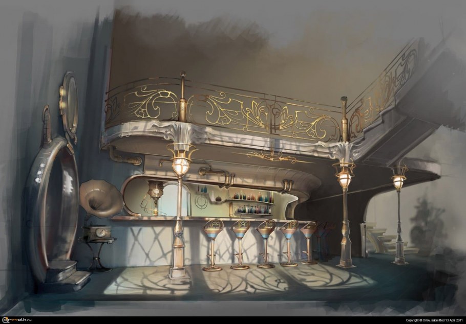 Электрощит стимпанк