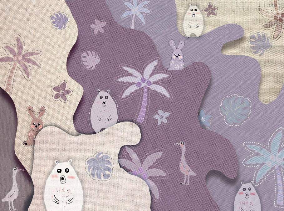 Бесшовные обои для детской комнаты