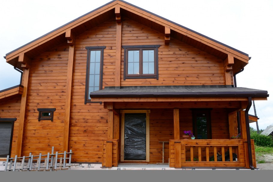 Домик из профилированного бруса
