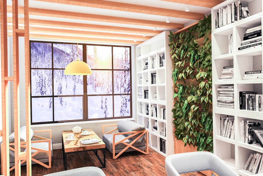 Чилл зона в комнате